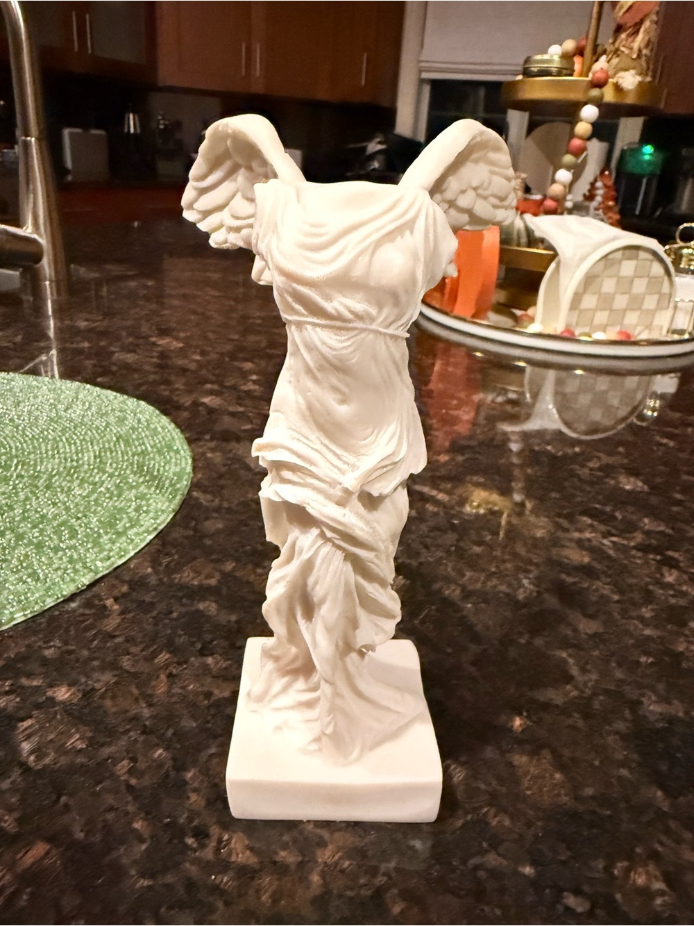 Winged Victory of Samothrace - Greek Goddess Nike Replica White